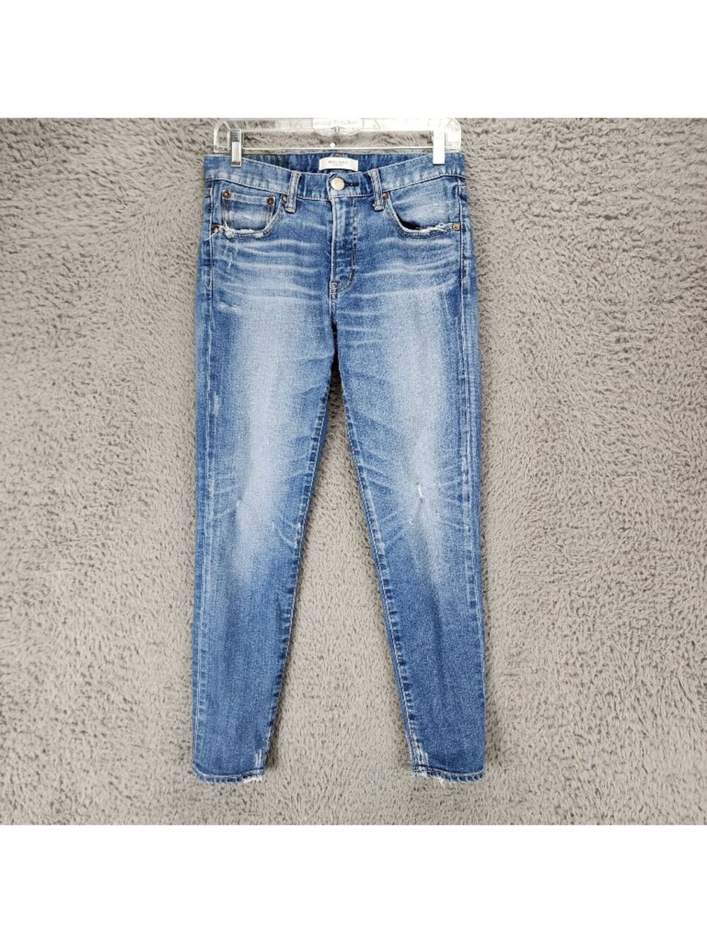 Moussy Jeans Womens 27 Blue Stretch Denim Skinny *Read*